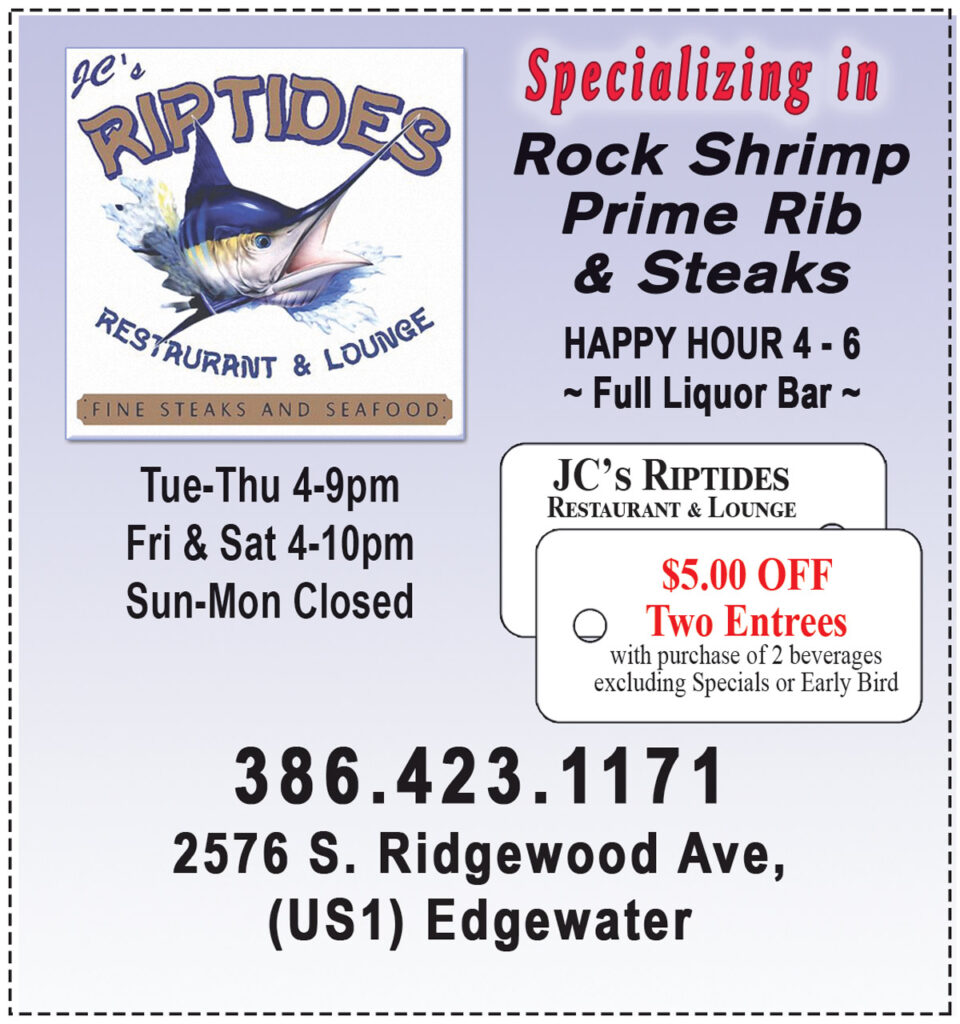 JC's Riptides Seafood Restaurant Coupon
