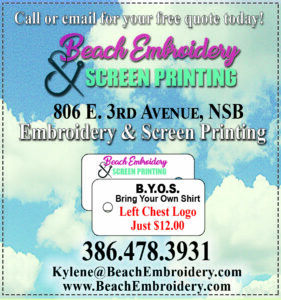 Beach Embroidery & Screen Printing