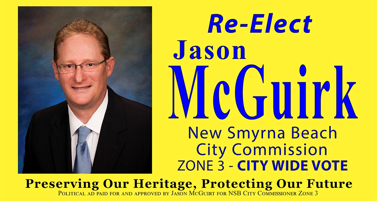 Meet Jason McGuirk: Zone 3 Commissioner and Advocate for New Smyrna Beach