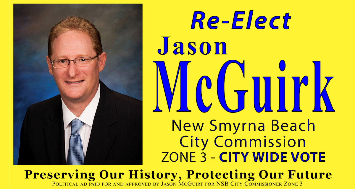 Meet Jason McGuirk: Zone 3 Commissioner and Advocate for New Smyrna Beach