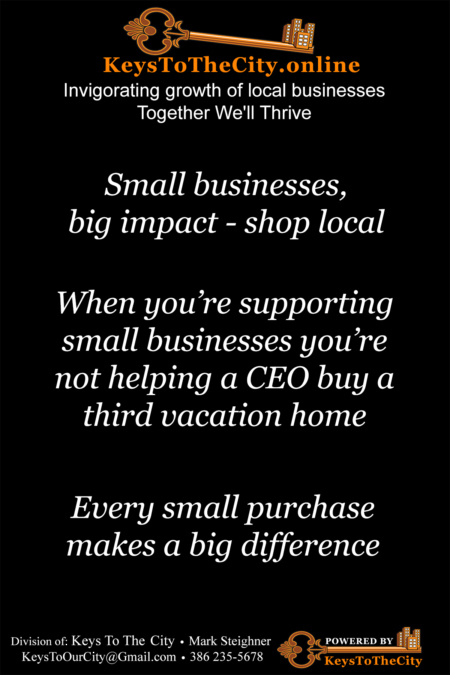 Keys to the city promoting and supporting local small businesses